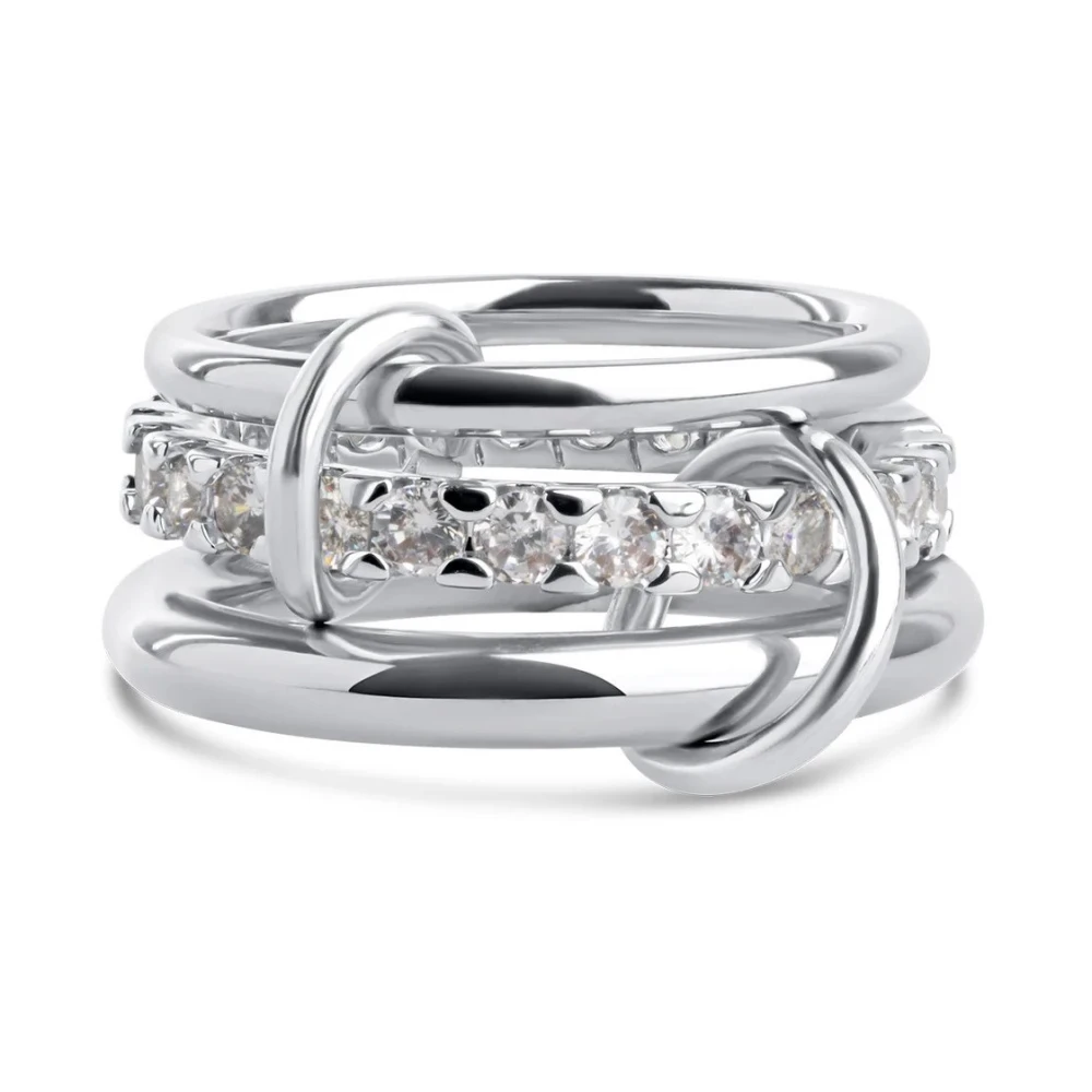 Ethel Stacked Ring Crystal