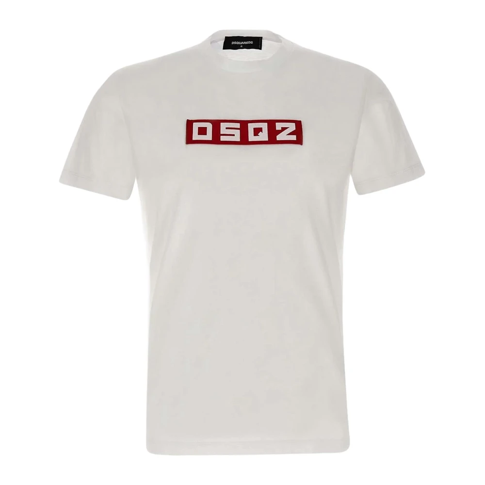 Dsquared2 Witte Cool Fit Tee Katoenen T-shirt White Heren