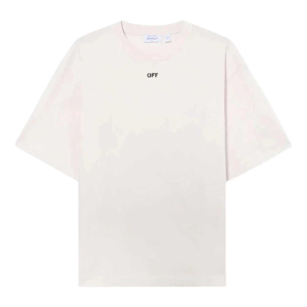 Off White Men's Pink T-Shirts, M, Paint Arrow Skate T-Shirt