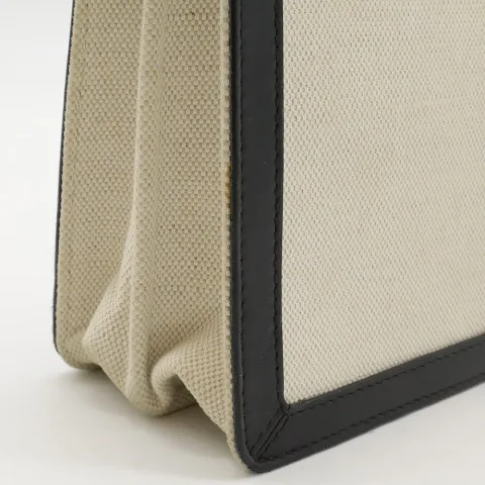 Balenciaga Vintage Pre-owned Canvas shoulder-bags Beige Dames