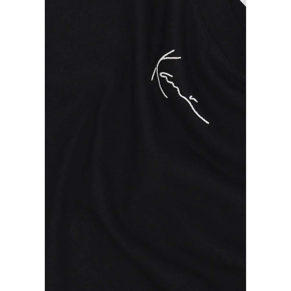 Karl Kani Essentiële Crop Tee Korte Mouw T-shirt Black Dames