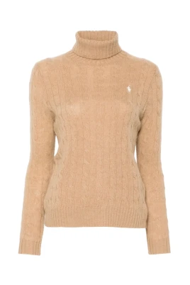 Turtle neck tröja med logga