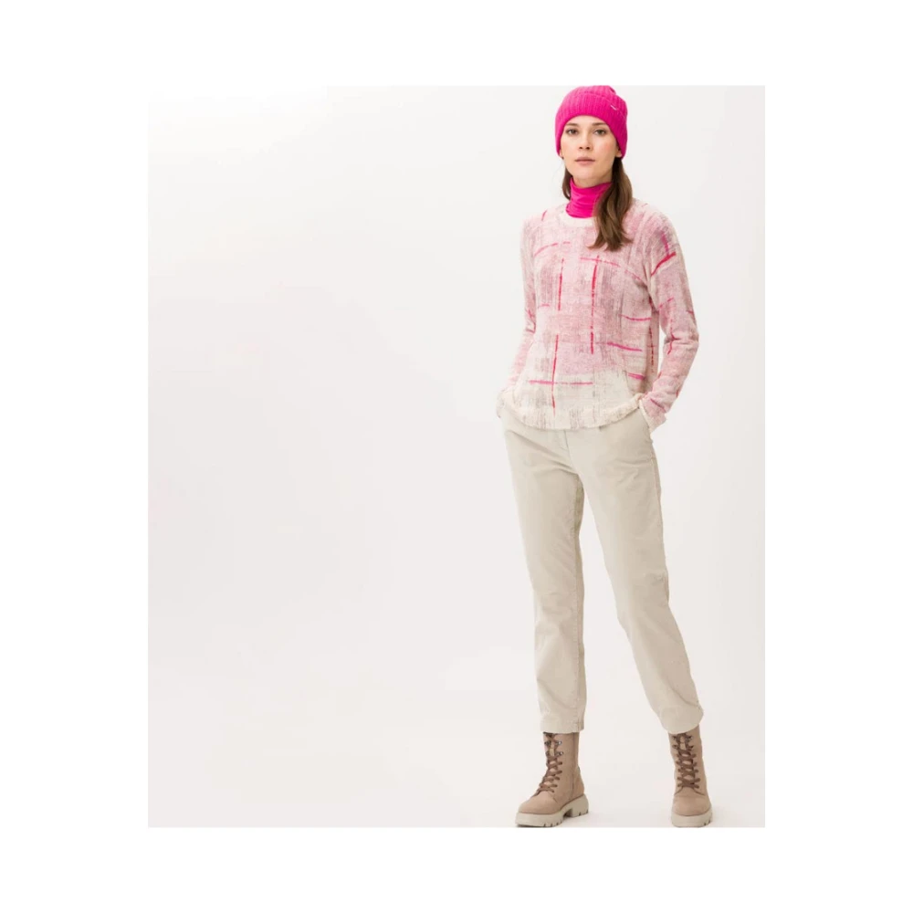 BRAX Stijlvolle Pullover Sweater Beige Dames
