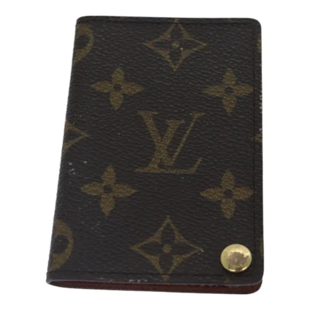 Louis Vuitton Vintage Pre-owned Canvas wallets Brown Dames