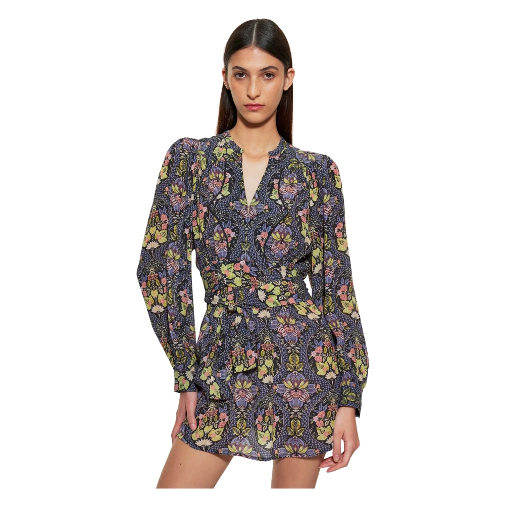 Antik batik Eros print mini jurk Multicolor Dames
