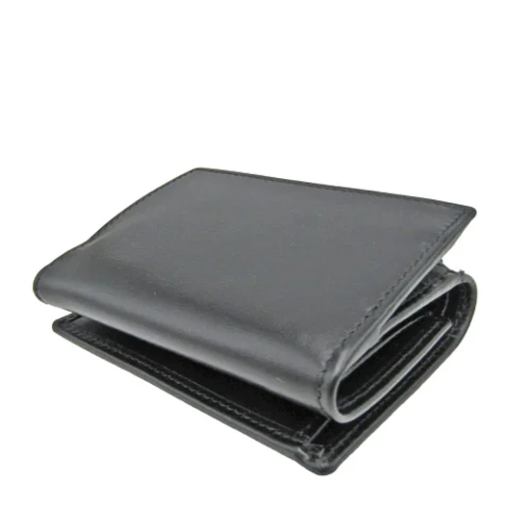 Gucci Vintage Pre-owned Leather wallets Black Dames