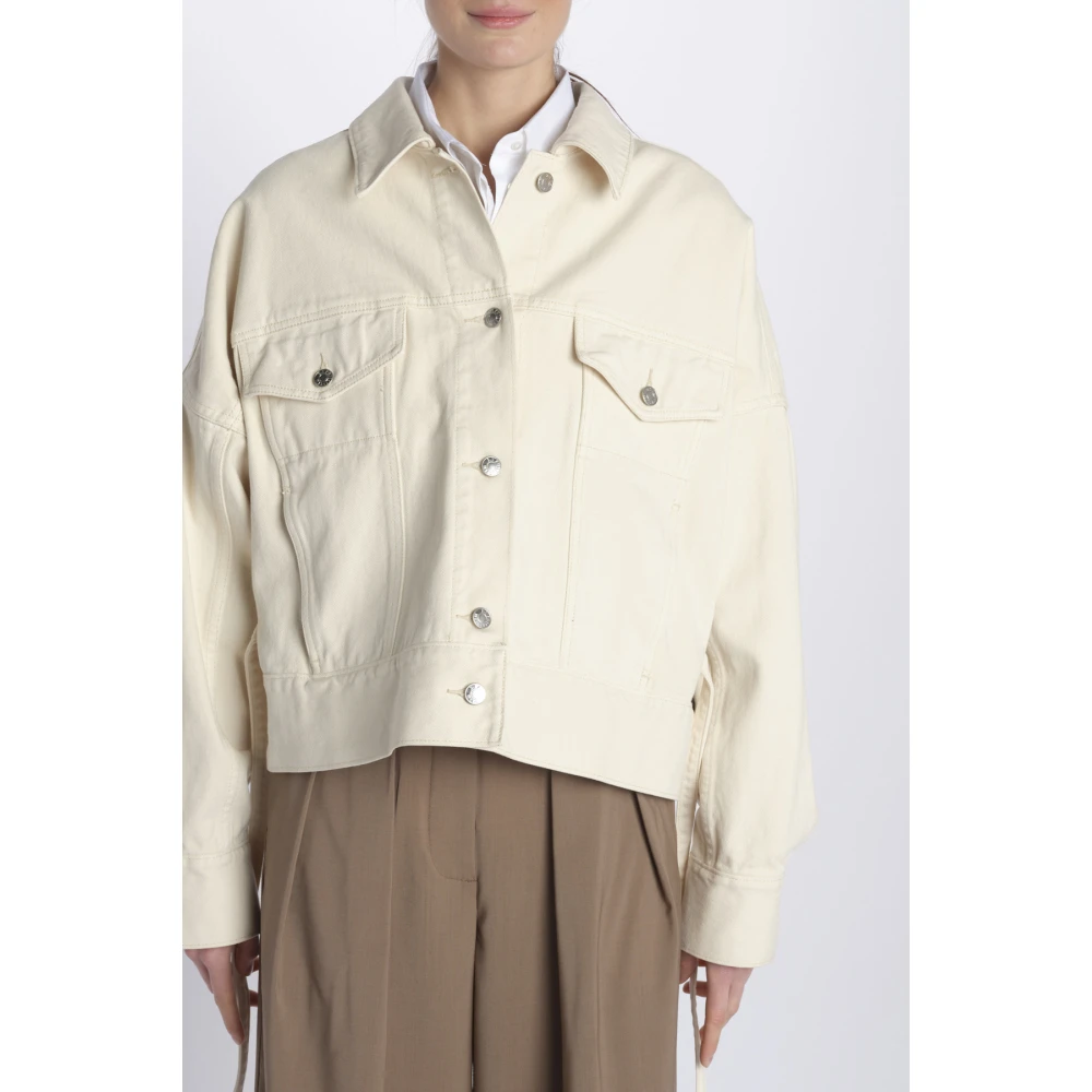 3.1 phillip lim Ivoor Denim Jack Beige Dames