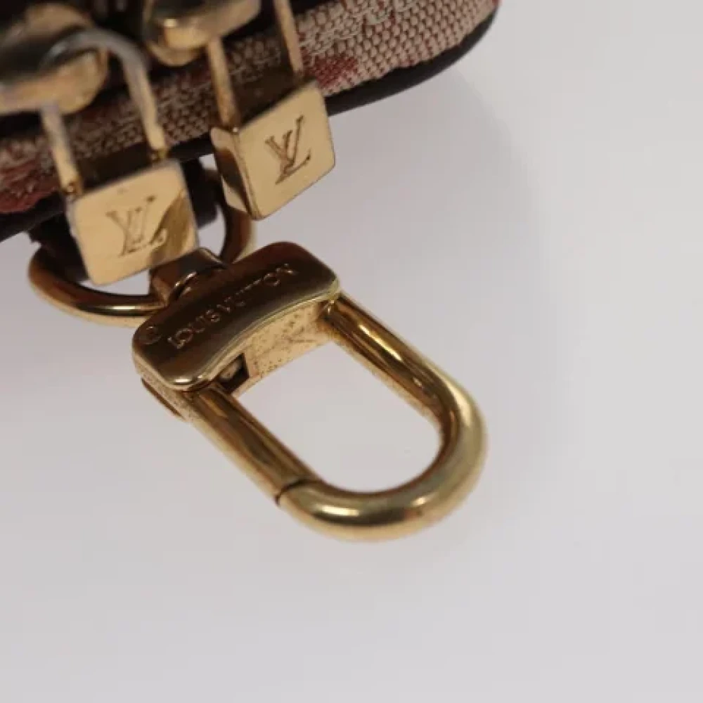 Louis Vuitton Vintage Pre-owned Canvas pouches Red Dames