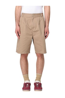 shorts-casual-en-serge-de-coton-plisse