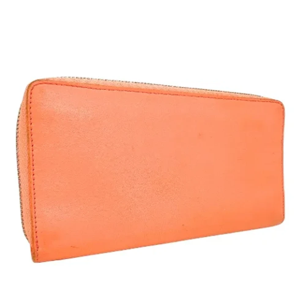 Balenciaga Vintage Pre-owned Leather wallets Orange Dames