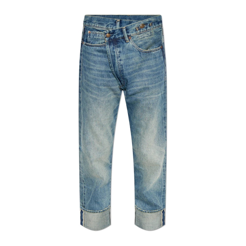 R13 Jeans met logo Blue Dames