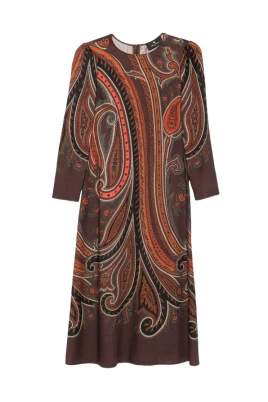Paisley Midi Klänning