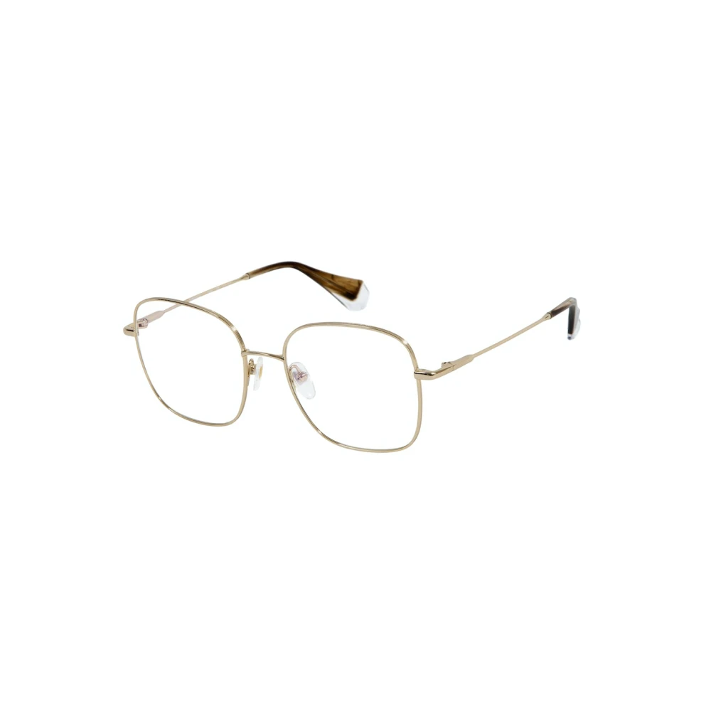 Gigi Studios Women's Yellow Glasses, 53 Mm, Gold Optical Frame For Everyday Use