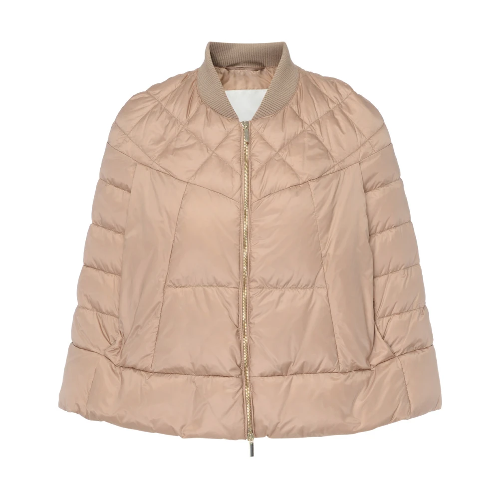 Max Mara Stijlvolle Cape Soft Jas Brown Dames