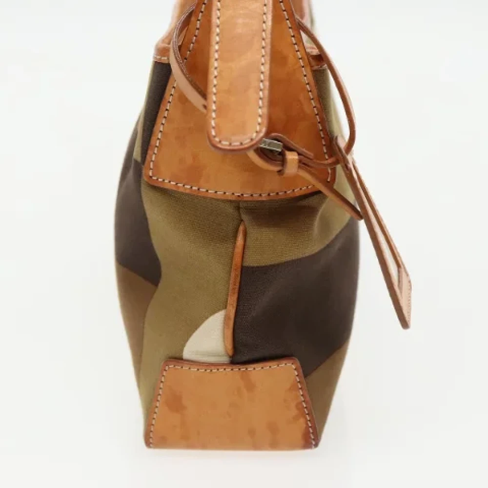 Bally Pre-owned Canvas shoulder-bags Green Dames