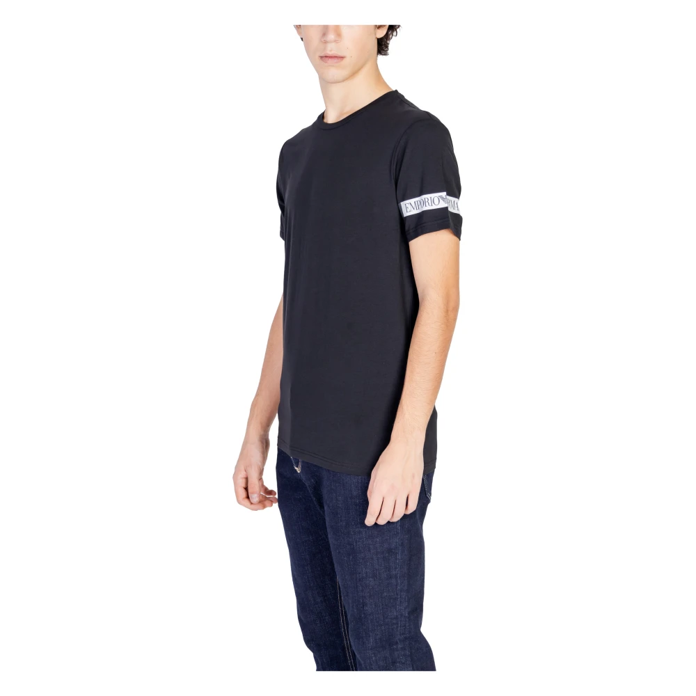 Emporio Armani Mannen Herfst Winter T-shirt en Polo Black Heren