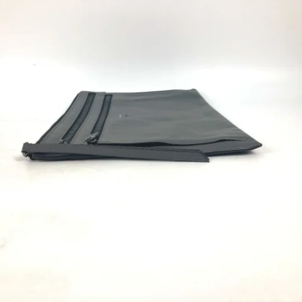 Fendi Vintage Pre-owned Leather fendi-bags Gray Heren