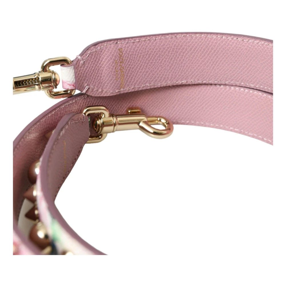 Dolce & Gabbana Roze Bloemen Schoudertas Accessoire Pink Dames