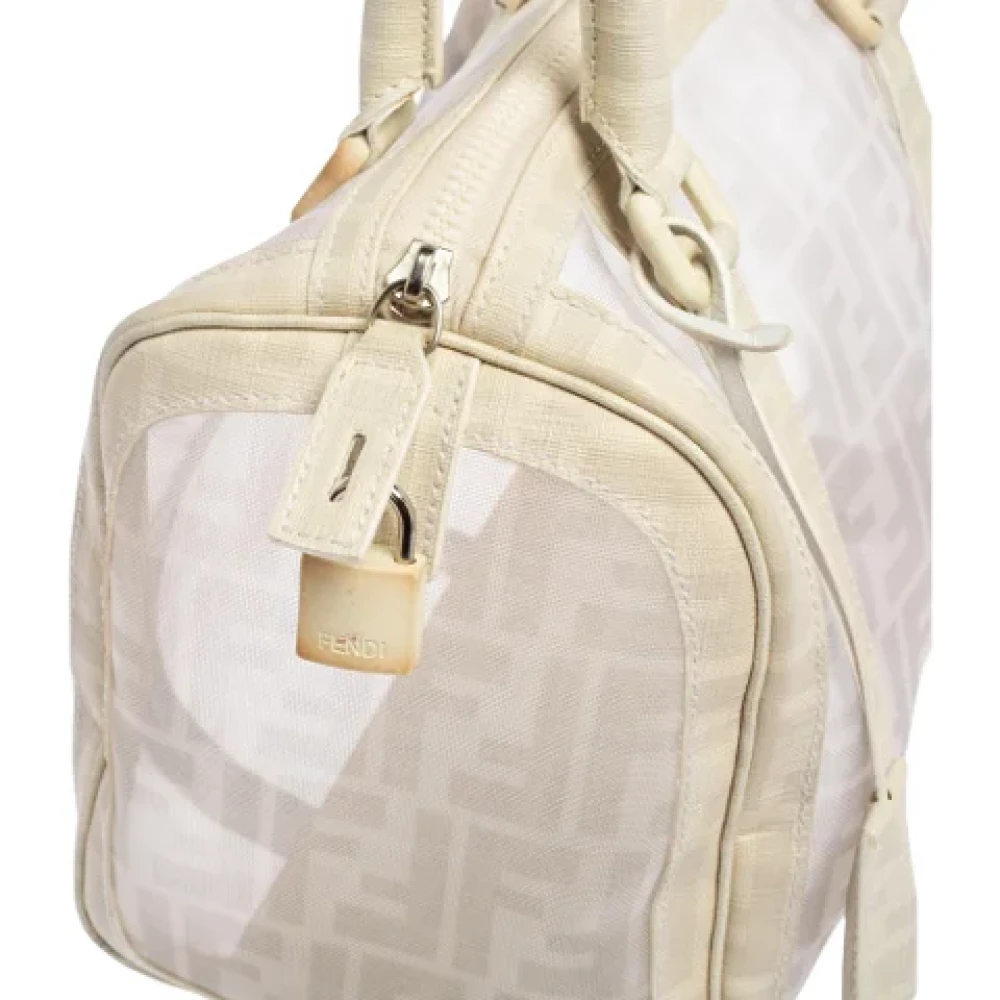 Fendi Vintage Pre-owned Canvas fendi-bags White Dames