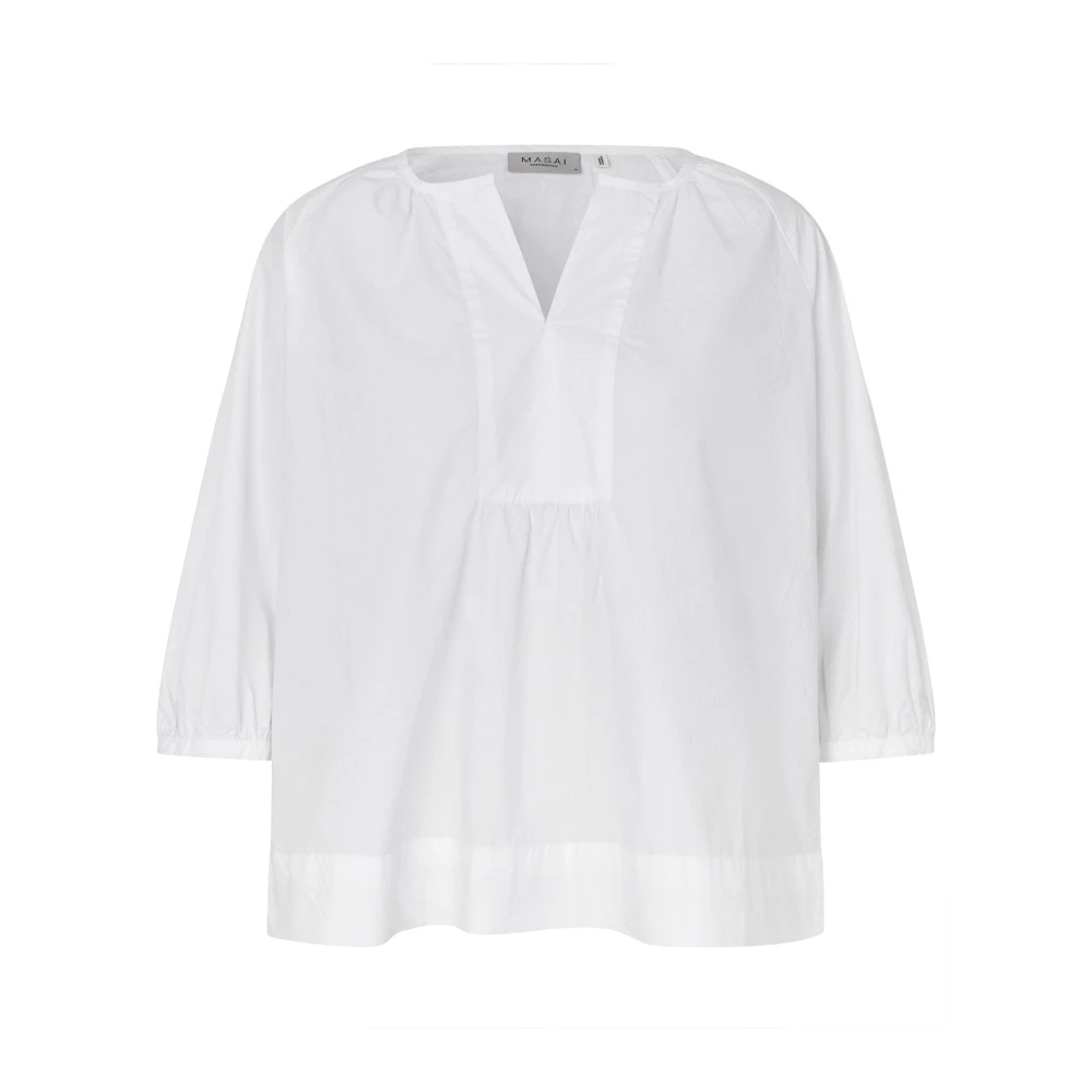 Masai Women's White Blouses, S, Blouses