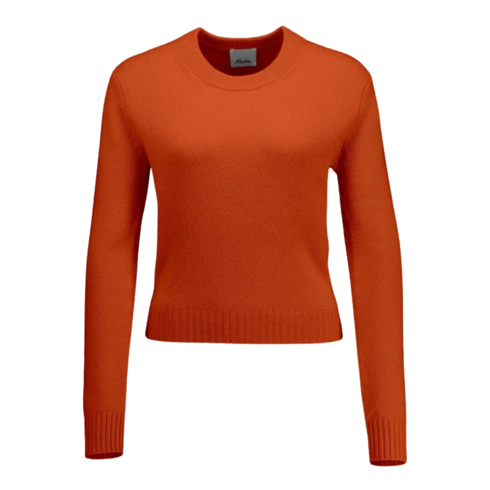 Allude Women's Orange Cashmere Sweater
