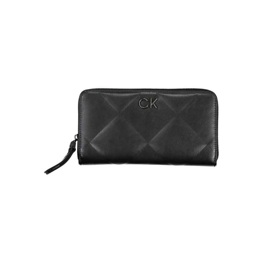 Calvin Klein Women's Black Wallets & Cardholders, One Size, Polyester Wallet