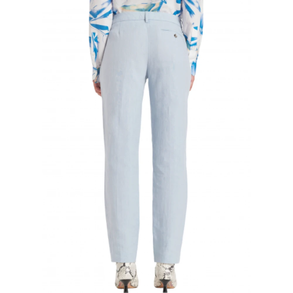 Paul Smith Straight Trousers Blue Dames