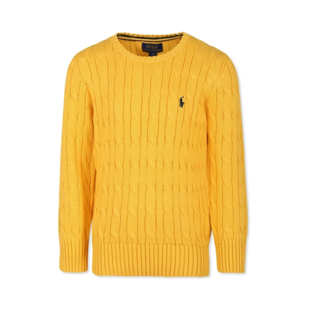 Polo Ralph Lauren Barn Guld Tröja Maglione Yellow, Pojke