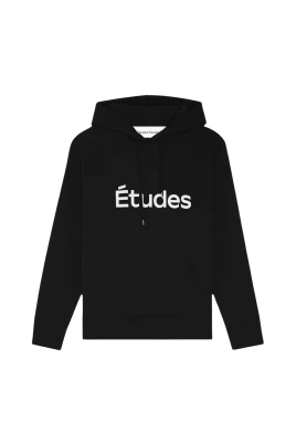 Svart Regular Hoodie Sweatshirt