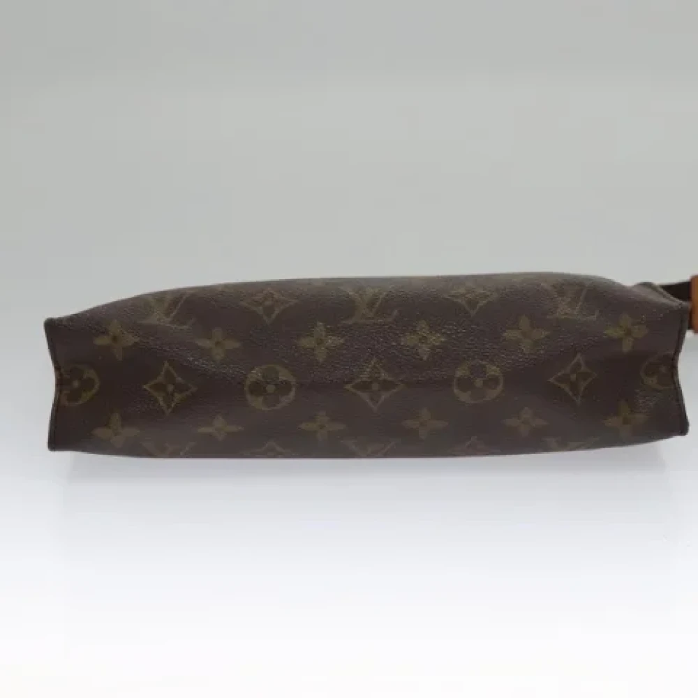 Louis Vuitton Vintage Pre-owned Canvas clutches Brown Dames
