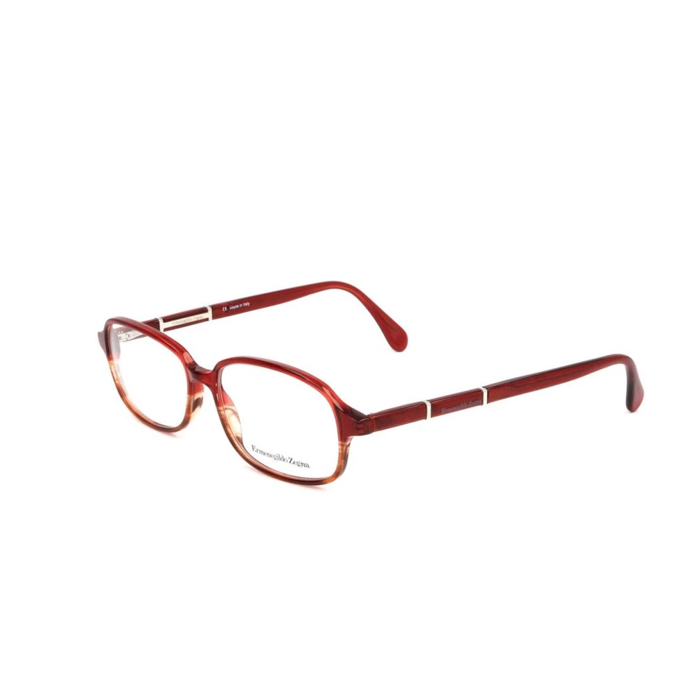 Er egildo Zegna Rode plastic monturen Unisex armband ontwerp Red Unisex