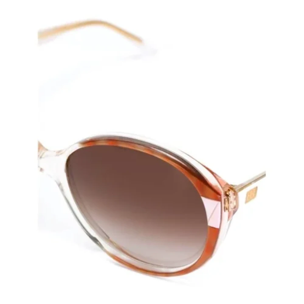 Balenciaga Vintage Pre-owned Acetate sunglasses Orange Dames