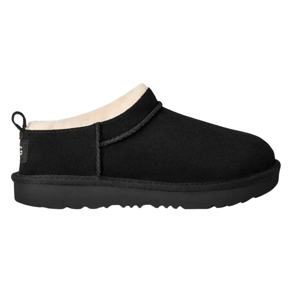 Ugg Unisex Kids Black Kids Indoor Shoes, 32 1/2 Eu, Classic Micro Slippers