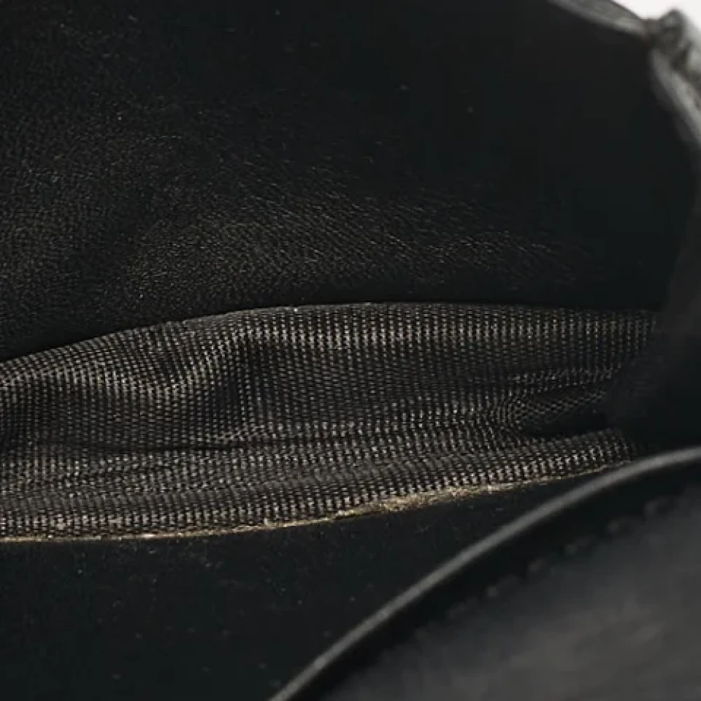 Valentino Vintage Pre-owned Leather wallets Black Dames