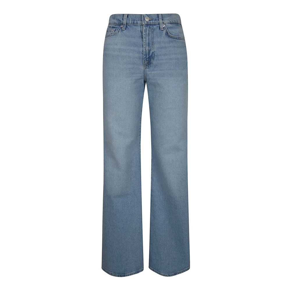 7 For All Mankind Blue Mankind Retro Flare - Female - Wide Jeans - W26 - Jeans