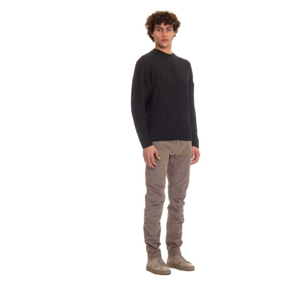 C.P. Company MultiColour Lambswool Sweater met Ciniglia Contrast Multicolor Heren