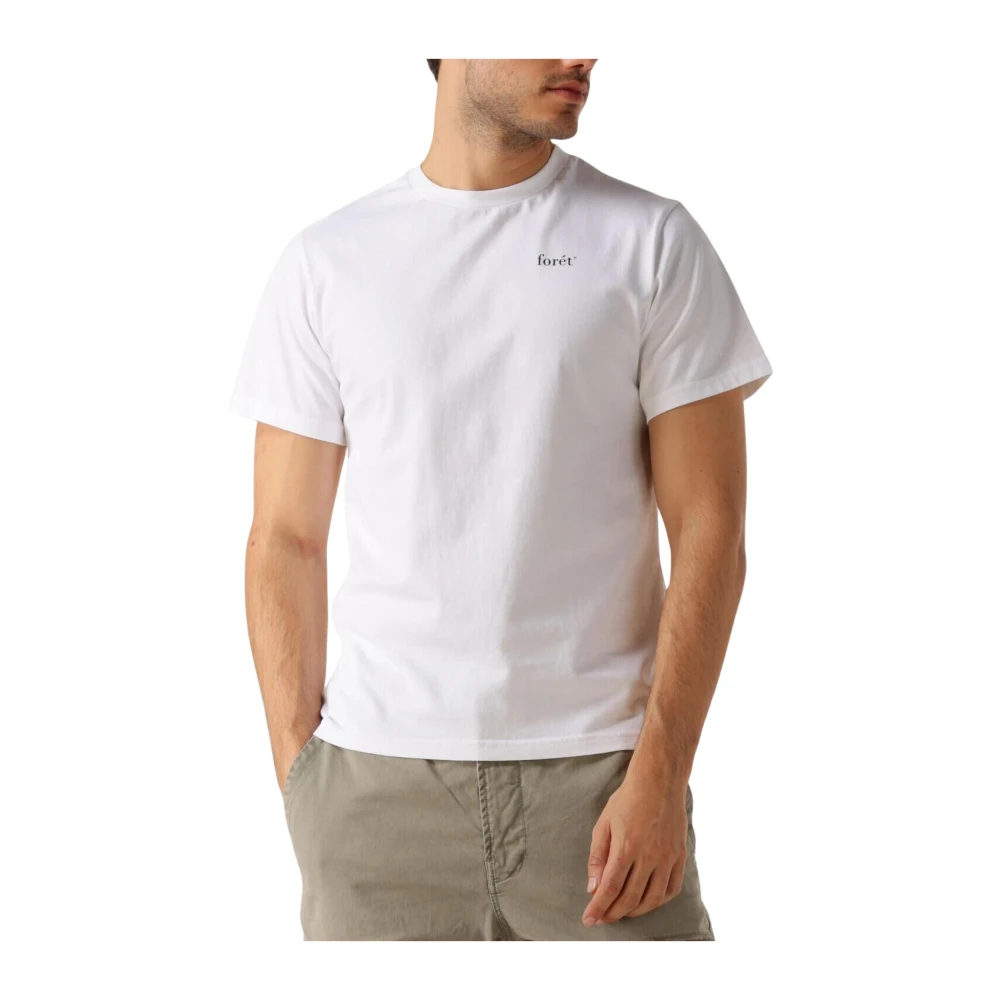 FORÉT Forét Heren Polo's & T-shirts Ocean T-shirt Wit