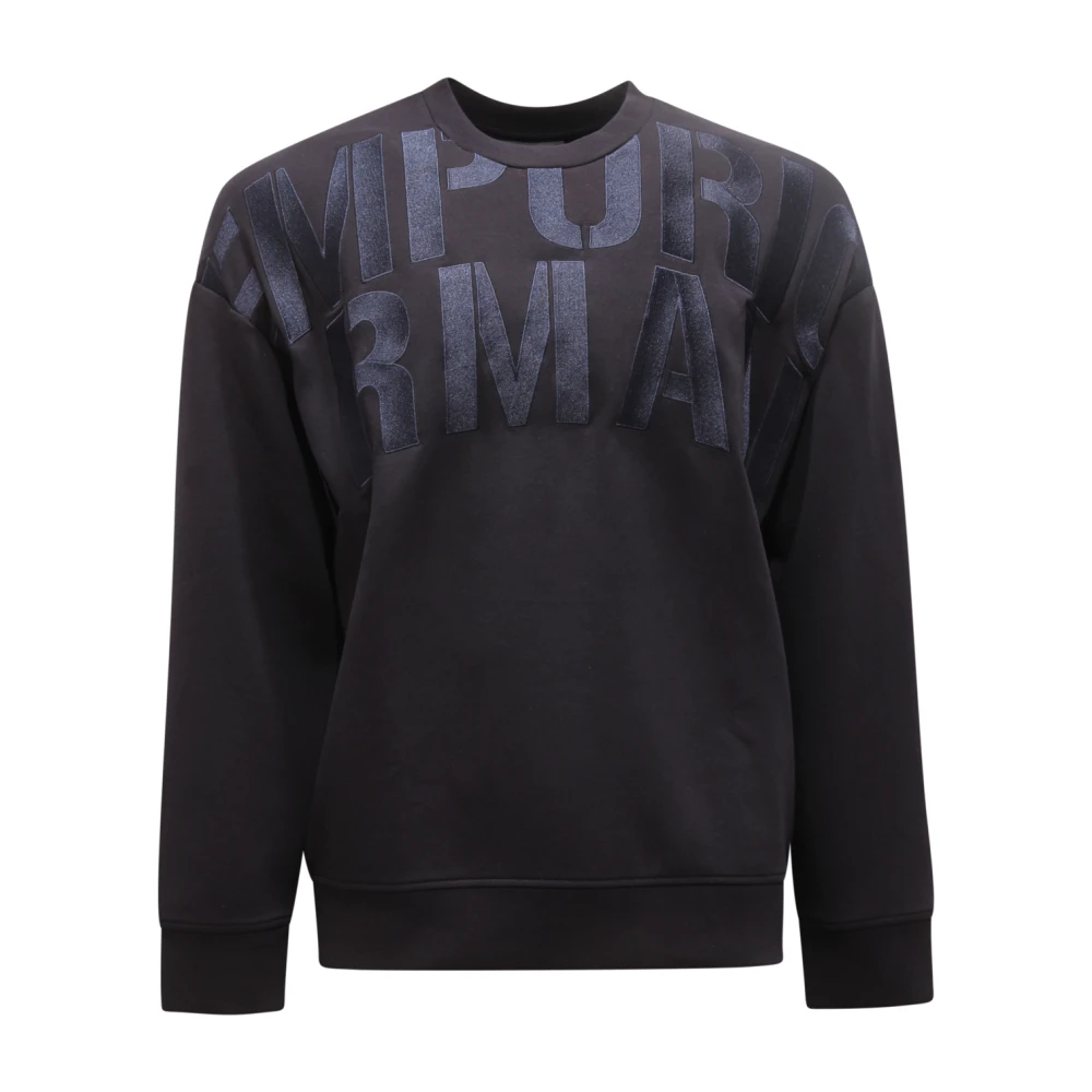 Armani Herren Blau Felpa Sweatshirt