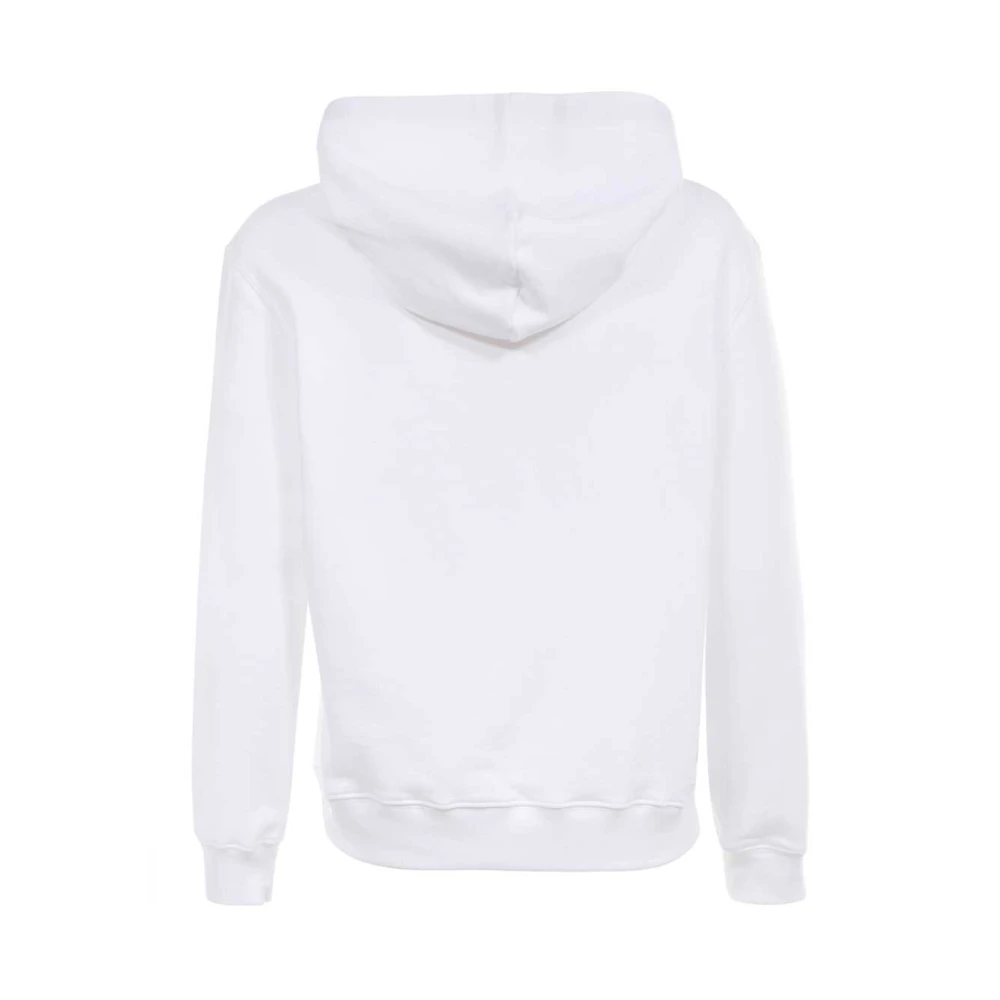 Lanvin Geborduurde katoenen hoodie White Dames