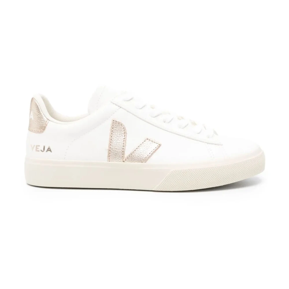 Veja Campo Läder Sneakers White, Dam