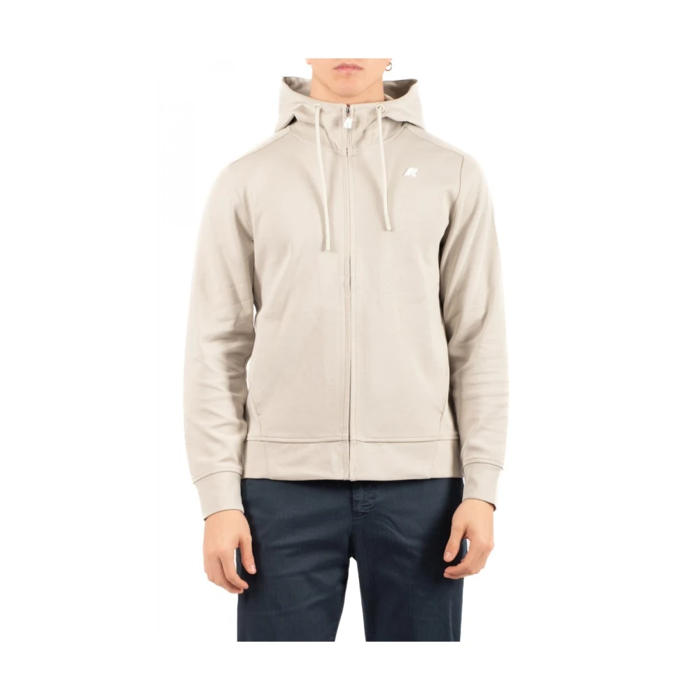 K-Way Mannelijk Beige Stijlvolle Blouson Jas