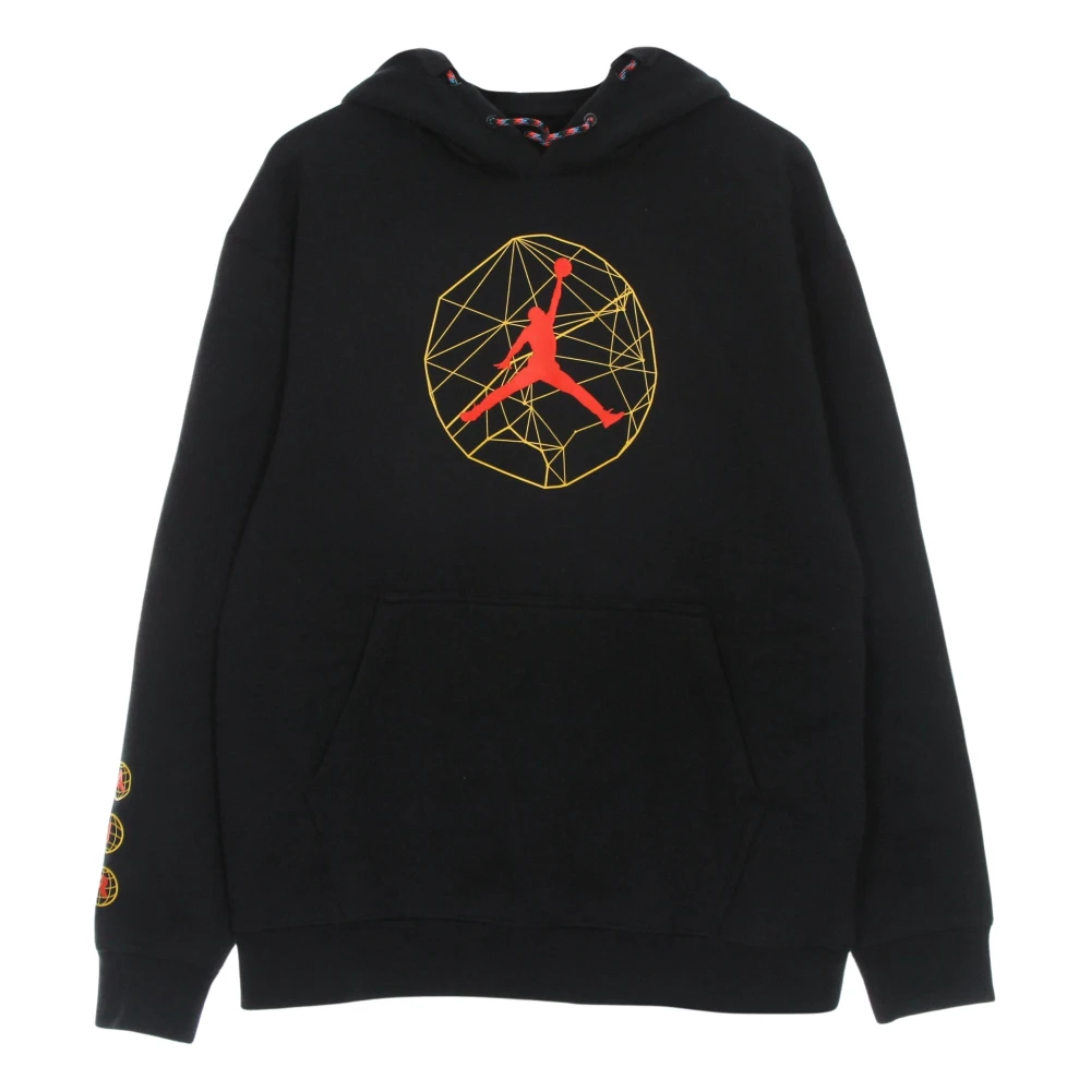 Jordan Bergzijde Grafische Hoodie Zwart Black Heren
