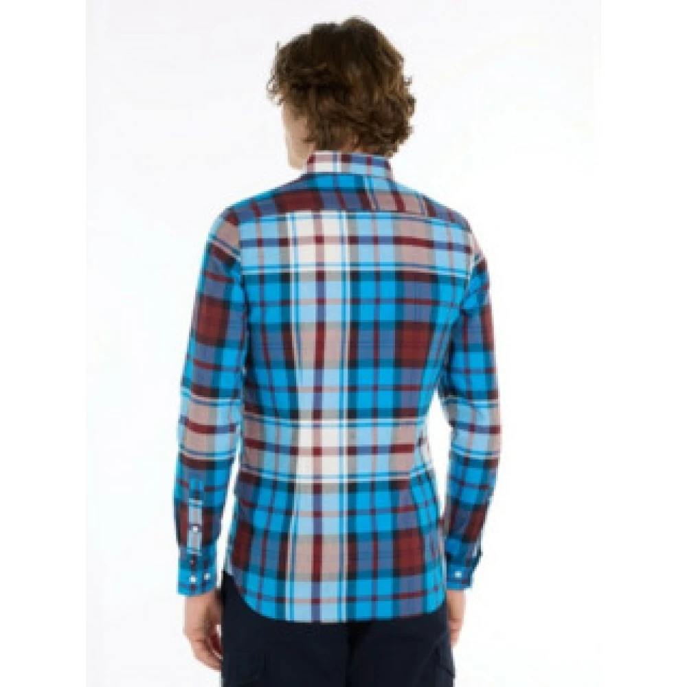 Tommy Hilfiger Tartan Big Shirt Blue Multicolor Heren