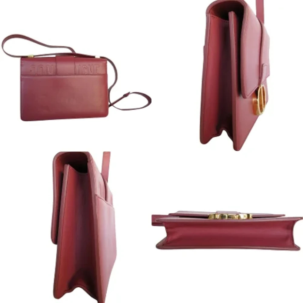 Dior Vintage Pre-owned Leather dior-bags Pink Dames