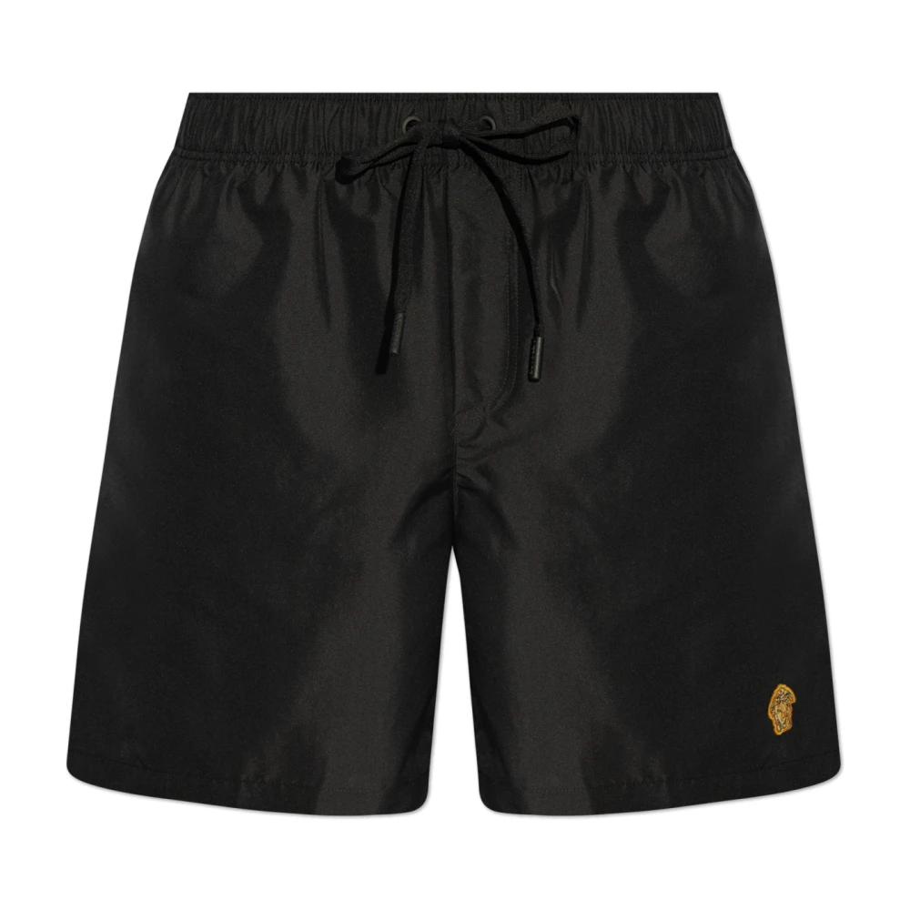 Versace Uomo Nero Costumi Da Bagno, L, New,