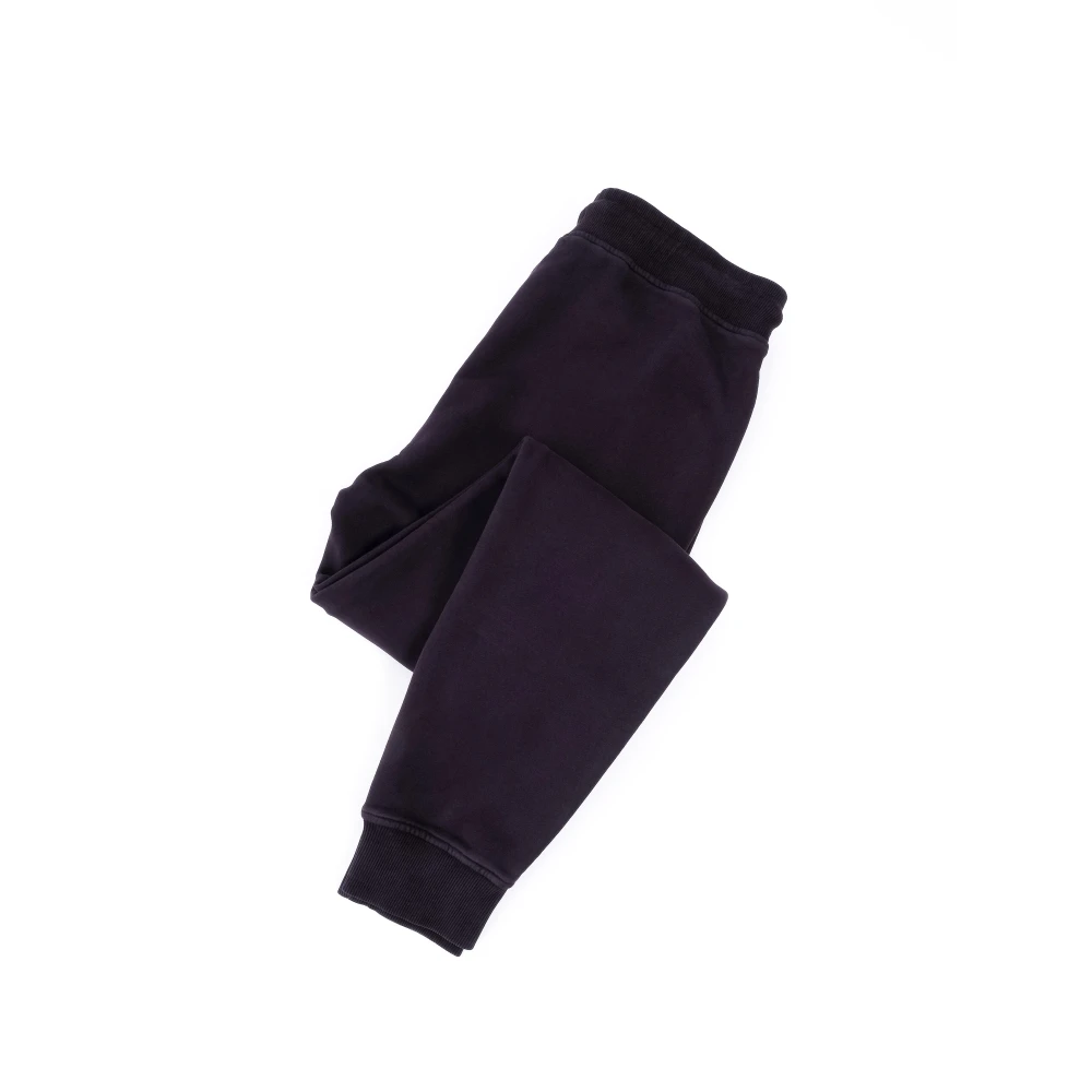 C.P. Company Geborstelde Cargo Sweatpants met Resist Dyed Purple Heren