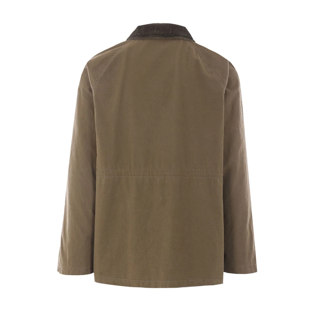 Burberry Militair Groene Katoenen Jas Green Heren