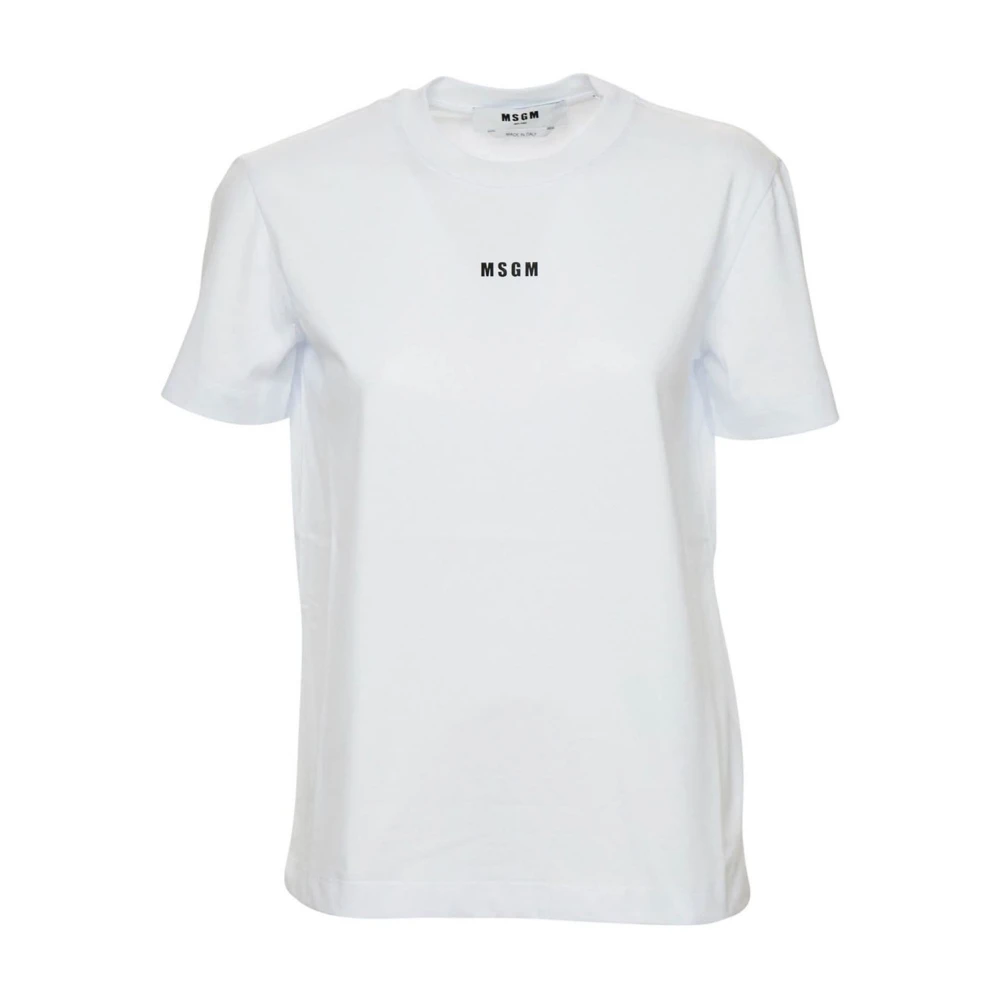 Msgm - Tops > T-Shirts - White - Msgm - Modalova