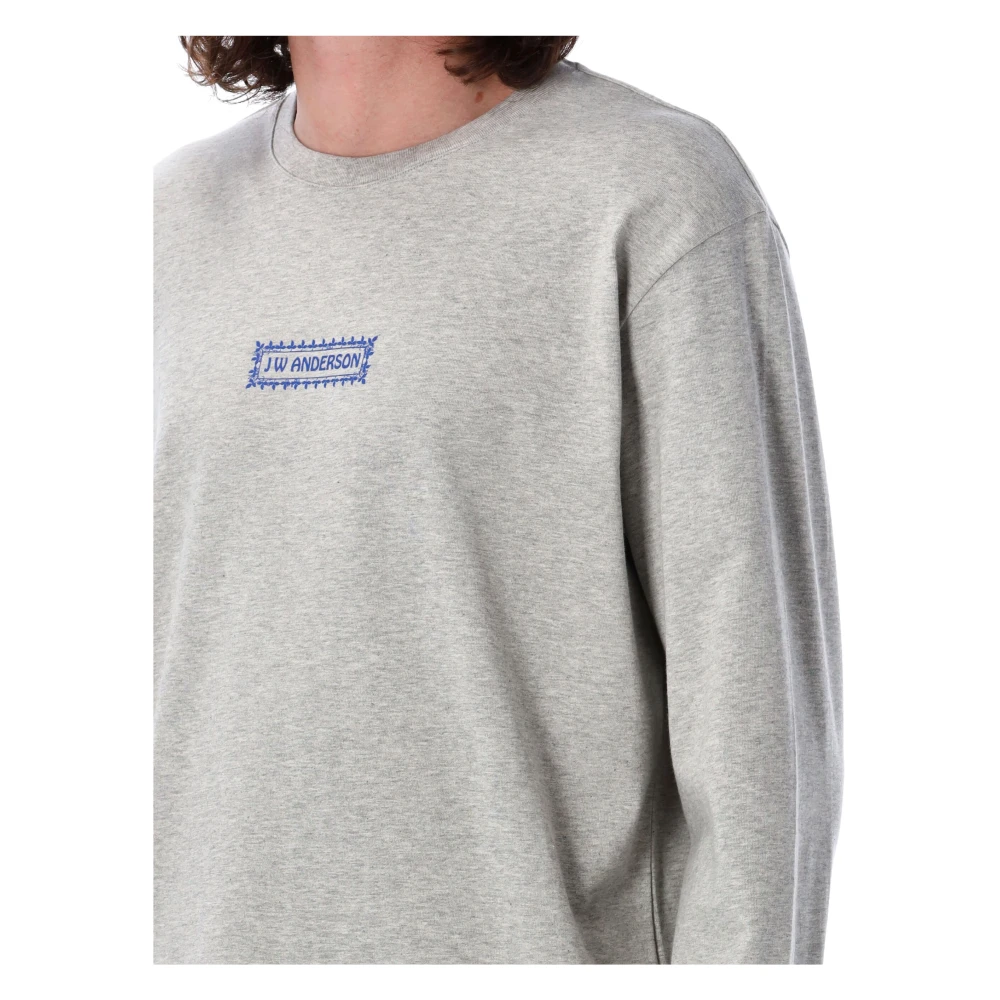 JW Anderson Diorama Printed T-shirt Lichtgrijs Gray Heren