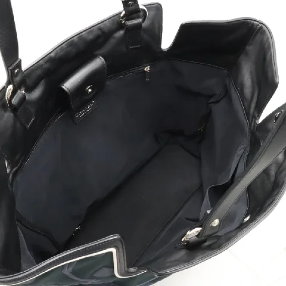Chanel Vintage Pre-owned Canvas totes Black Dames